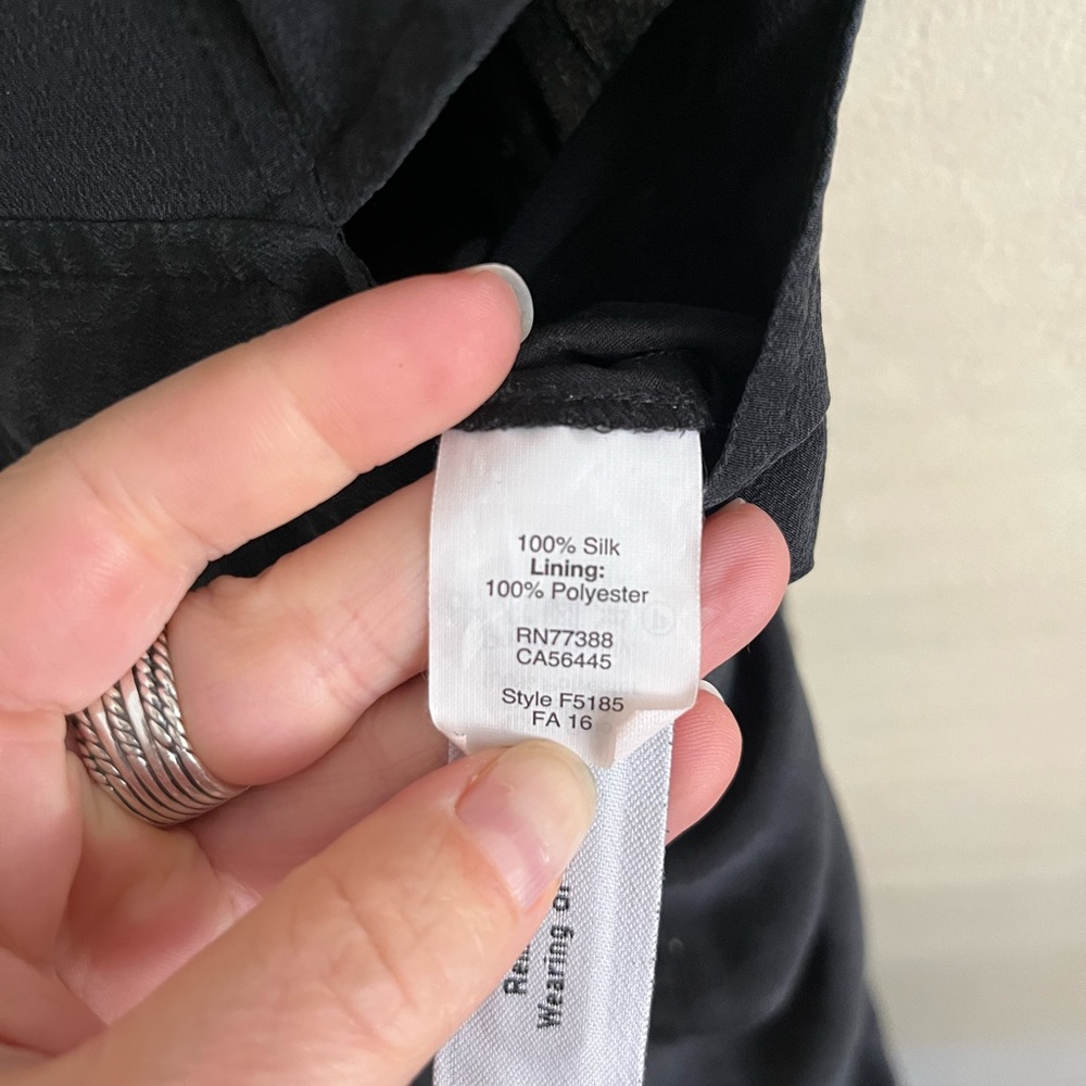 Madewell black silk jumpsuit - Picture 4 of 4